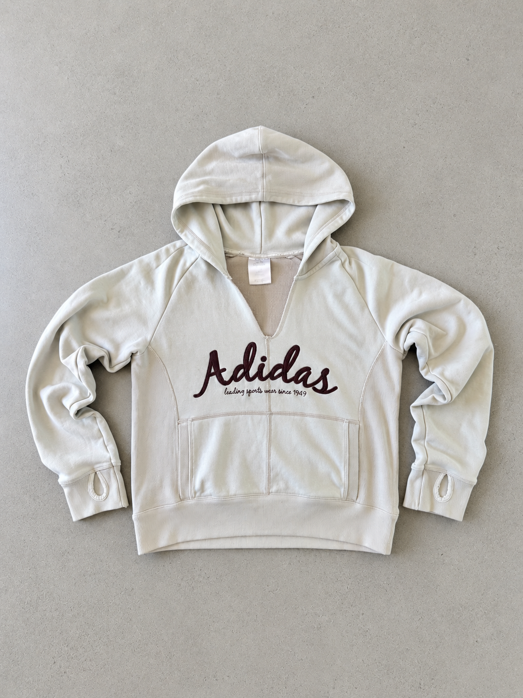 TRUE VINTAGE ADIDAS SWEATER HOODIE - XS