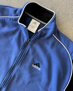 00s ADIDAS ZIP UP JUMPER - M