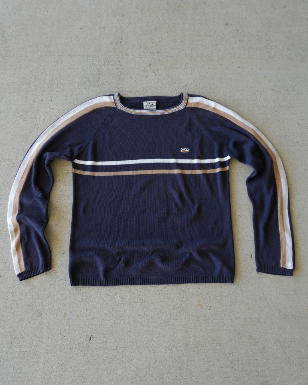 VINTAGE RUSTY KNIT JUMPER - S