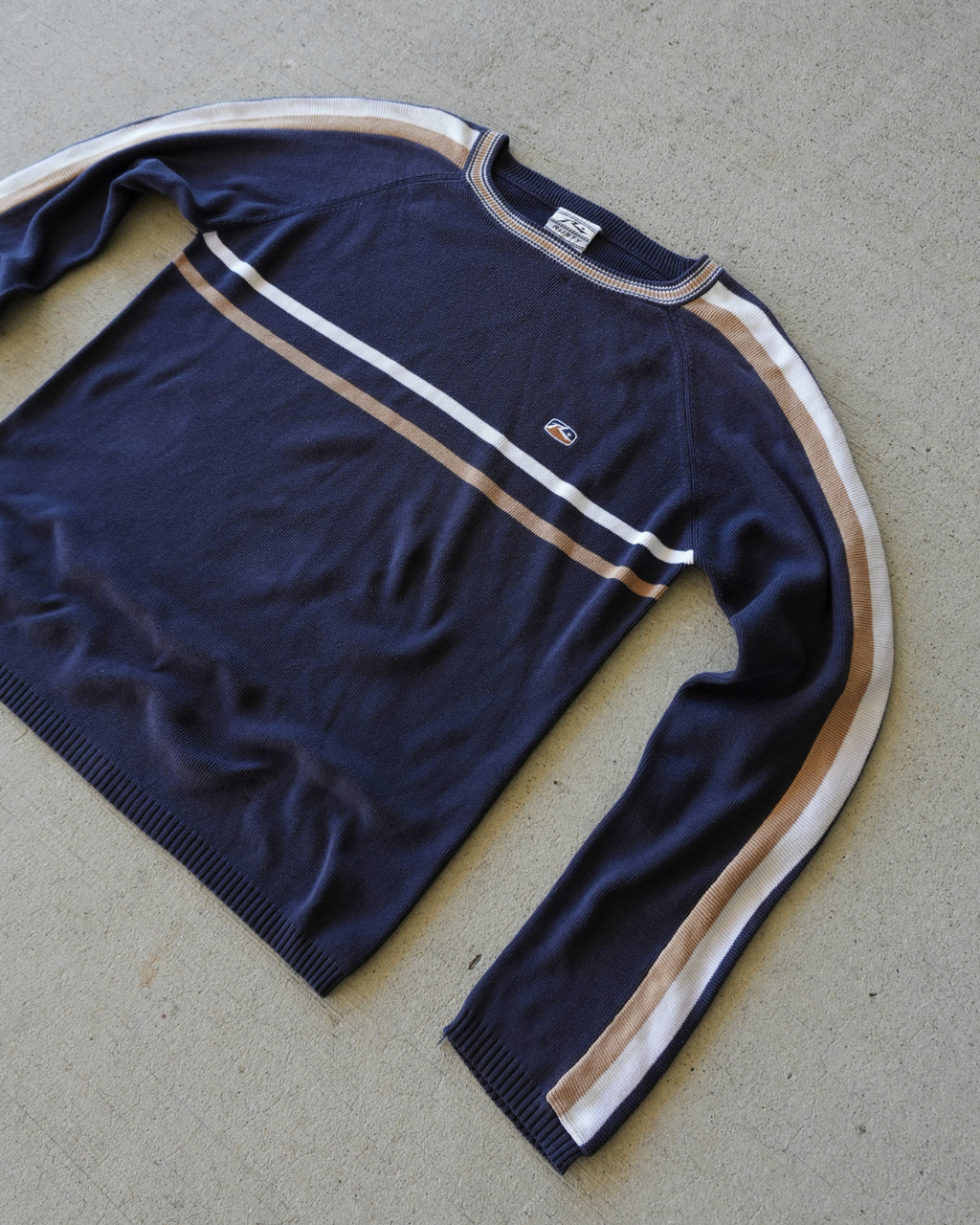 VINTAGE RUSTY KNIT JUMPER - S