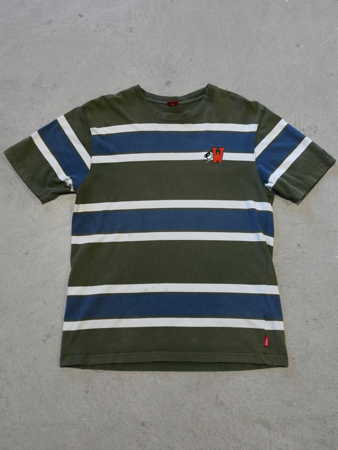 WORSHIP STRIPED TEE - L