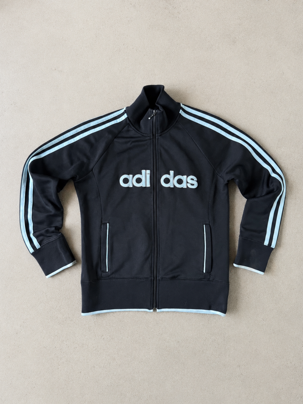 Y2K ADIDAS ZIP UP JACKET - 6-8