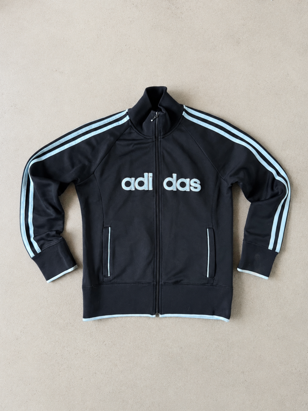 Y2K ADIDAS ZIP UP JACKET - 6-8