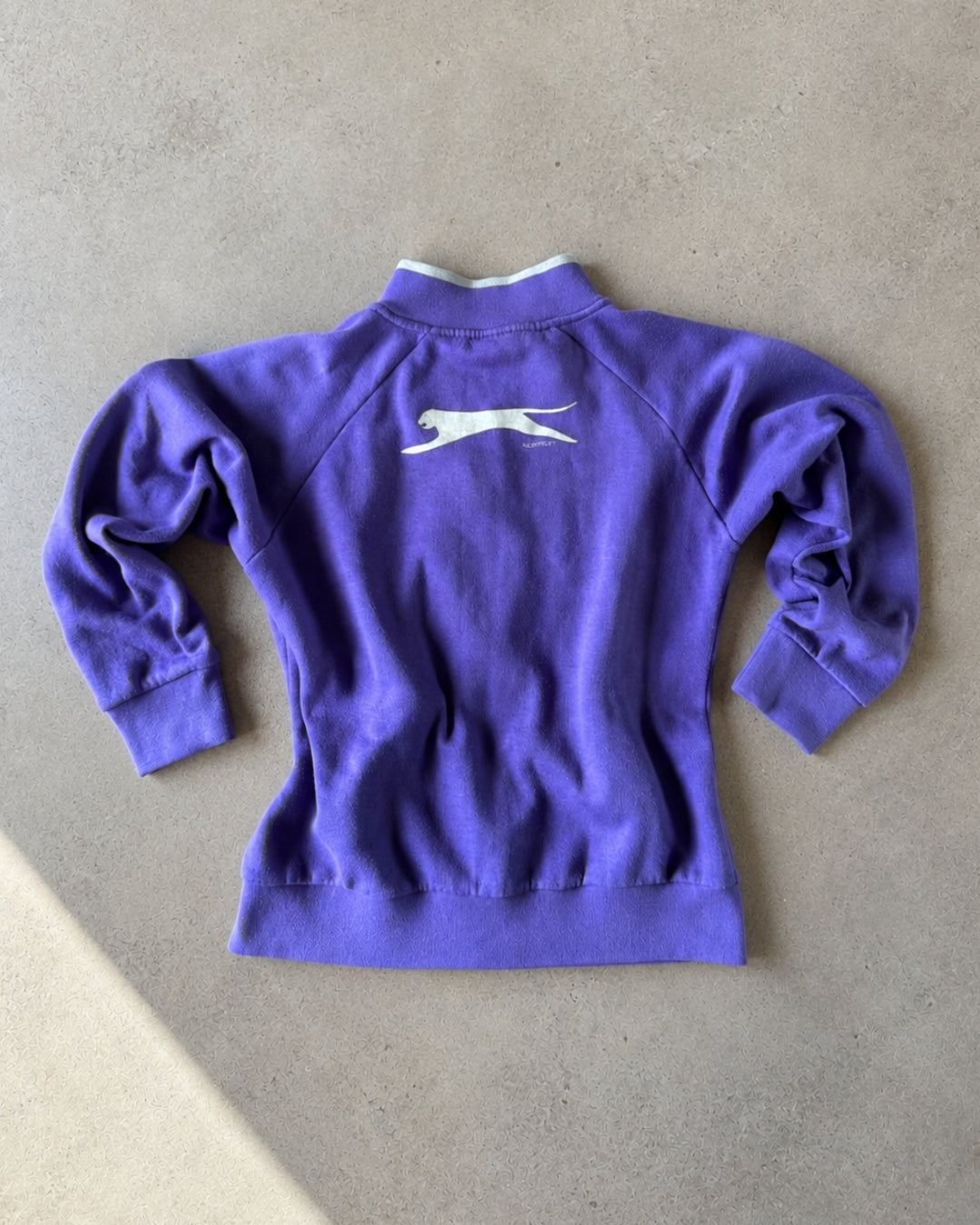 Y2K SLAZENGER ZIP UP JUMPER - XS