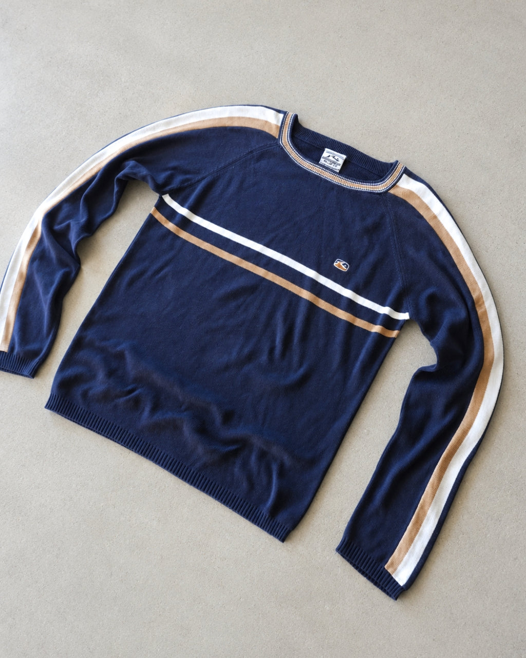 VINTAGE RUSTY KNIT JUMPER - S