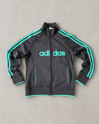 Y2K ADIDAS ZIP UP JACKET - 6-8