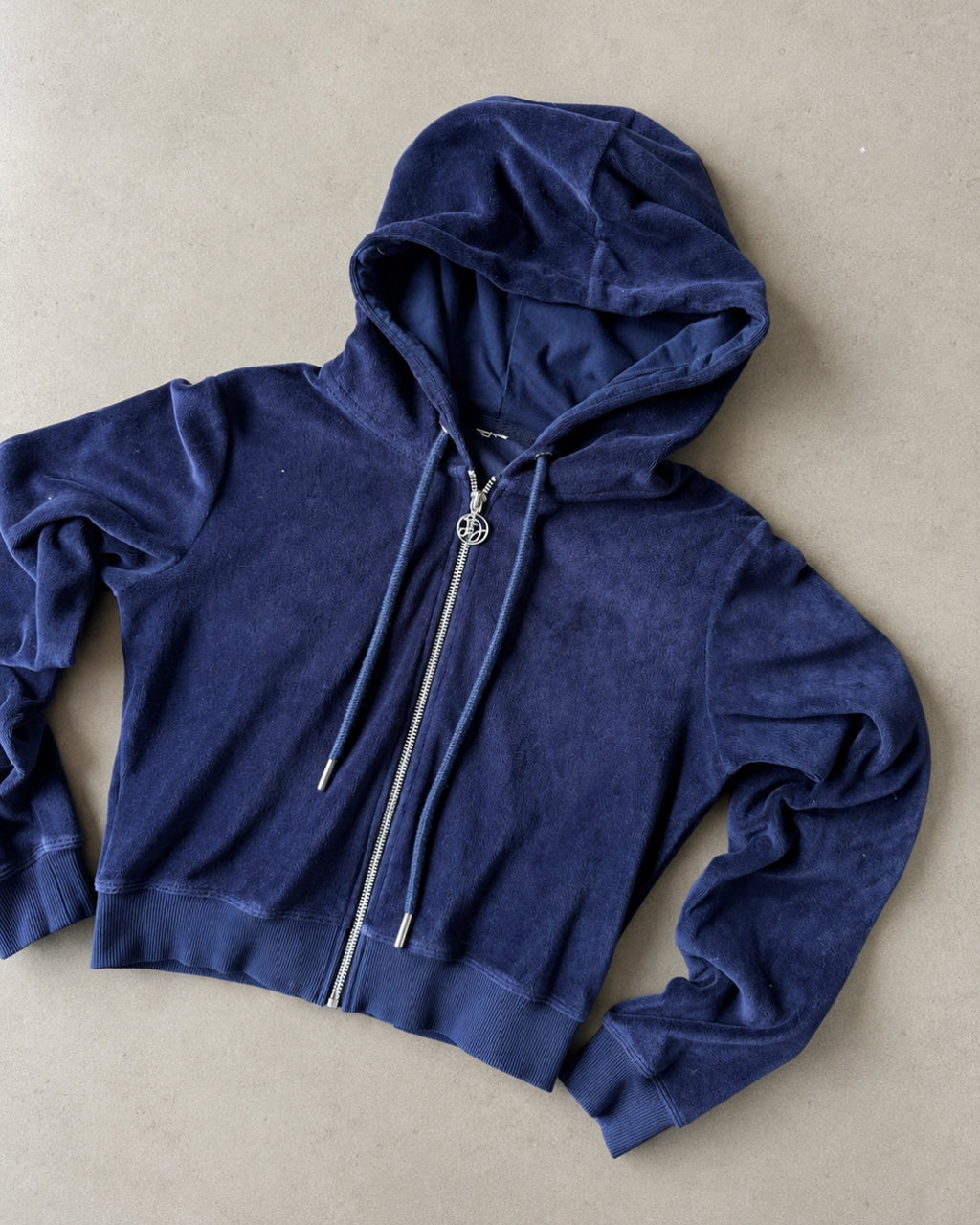 Y2K LORNA JANE CROPPED HOODIE