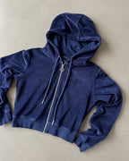 Y2K LORNA JANE CROPPED HOODIE